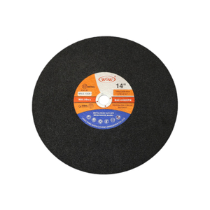 WGW T41 355 × 3,2 × 25,4 mm Disque de coupe en oxyde d'aluminium Roue abrasive de haute dureté de 14 pouces pour meuleuse d'angle en métal en acier inoxydable Certifié ISO9001 MPA Longue durée de vie de 80 m/s 