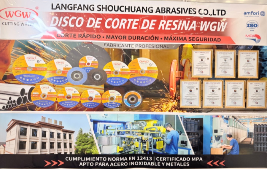 Les abrasifs Shouchuang ont clôturé avec succès l'Expo Nacional Ferretera à Guadalajara, au Mexique