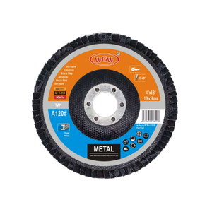Disque à lamelles en oxyde d'aluminium de 4 pouces MPA EN12413 Disque à lamelles rapide certifié par sécurité haute efficacité pour meuleuse d'angle Meulage de métal Service de commande OEM personnalisé 