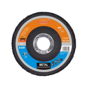 Roue à disque à lamelles abrasives 115x22mm-40 #4.5 pouces, pour le polissage et le meulage de la Fabrication de métaux en acier inoxydable