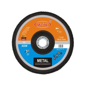Roue à disque à lamelles abrasives 180x22 mm-80 #7 pouces, pour le polissage et le meulage de la Fabrication de métaux en acier inoxydable